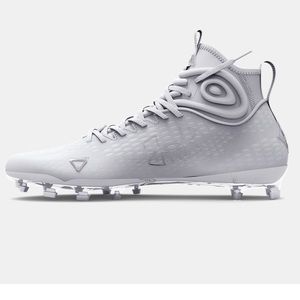 UNDER ARMOUR Spotlight Lux MC 2.0 Football Cleats | White, Silver